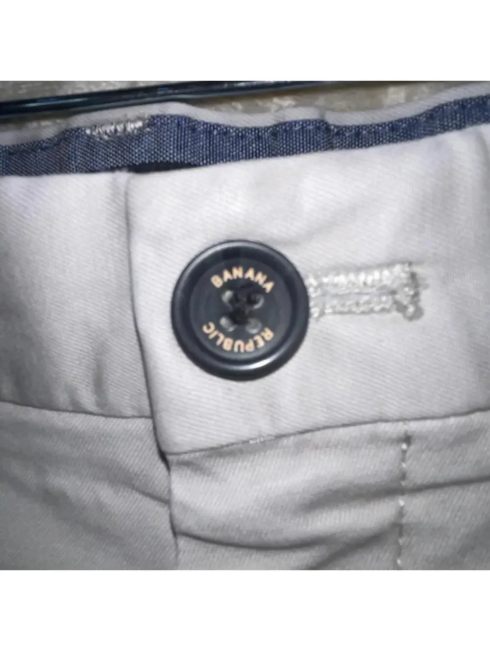 Banana Republic Pants Mens 33x30 Gray Fulton Skinny Chino Stretch Casual Modern